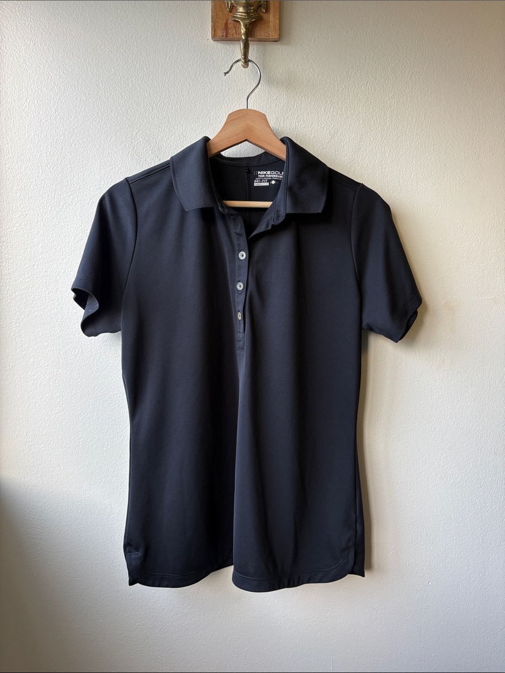 Nike Women’s Black Golf Polo Size Large